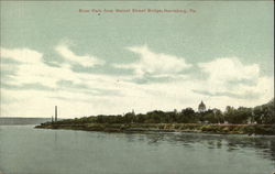 River Park from Walnut Street Bridge Postcard