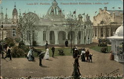 Louis XV Pavilion, Franco-British Exhibition, 1908 London, England Postcard Postcard