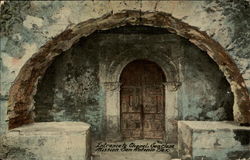 Entrance to Chapel, San Jose Mission San Antonio, TX Postcard Postcard