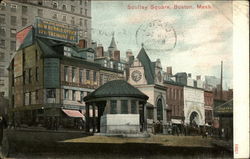 Scollay Square Boston, MA Postcard Postcard