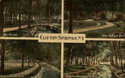 Views of Clifton Springs Postcard