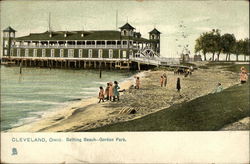 Bathing Beach, Gordon Park Postcard