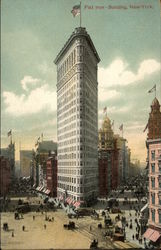 Flat Iron Building New York City, NY Postcard Postcard