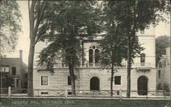 Hendrie Hall New Haven, CT Postcard Postcard