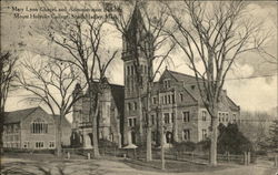 Mary Lyon Chapel and Administration Building, Mount Holyoke College South Hadley, MA Postcard Postcard