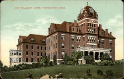 Odd Fellows' Home Worcester, MA Postcard Postcard