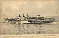 The New Washington Irving Steamers Postcard Postcard