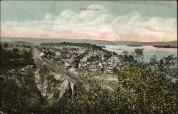 View of West Fairview Pennsylvania Postcard Postcard