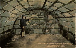 The Famous Secret Dungeon, Fort Marion Postcard