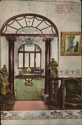 Ladies' Parlor, Hotel Rome Postcard