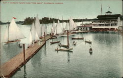 Oregon Yacht Club "The Oaks" Portland, OR Postcard Postcard