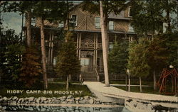 Higby Camp Big Moose, NY Postcard Postcard