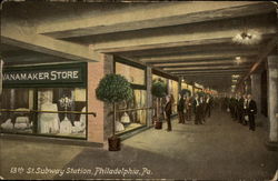 13th St. Subway Station Philadelphia, PA Postcard Postcard