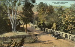 A Shady Nook in Laurel Canyon Postcard