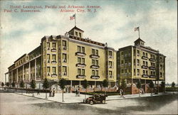 Hotel Lexington, Pacific and Arkansas Avenue Atlantic City, NJ Postcard Postcard