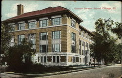 Graeme Stewart School Chicago, IL Postcard Postcard