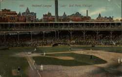 National League "Cubs" Ball Park Chicago, IL Postcard Postcard