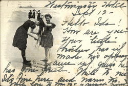 An Emergency Hair Dresser Women Postcard Postcard