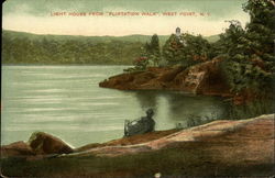 Light House from Flirtation Walk Postcard