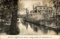 Quincy Homestead (Built 1635), Home of Dorothy Q Massachusetts Postcard Postcard