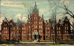 Harper Hospital Detroit, MI Postcard Postcard