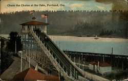 Chute the Chutes at the Oaks Postcard