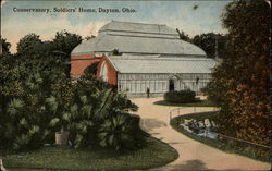 Conservatory, Soldiers' Home Dayton, OH Postcard Postcard