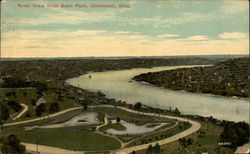 River View from Eden Park Cincinnati, OH Postcard Postcard