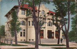 Packard Public Library Postcard