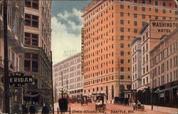 Upper Second Ave Seattle, WA Postcard Postcard