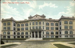 Queen Anne High School Seattle, WA Postcard Postcard