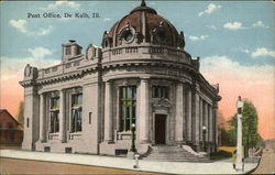 Post Office DeKalb, IL Postcard Postcard