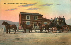 An Overland Stage Postcard