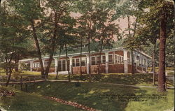 The Weidendale Administration Building, Young Mens Christian Assoc. Camp Postcard