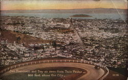 San Francisco and Bay California Postcard Postcard