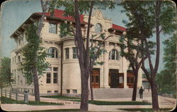 Packard Public Library Salt Lake City, UT Postcard Postcard