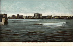 View from End of Young's Pier Postcard