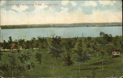 View of the Lake, Capital Beach Lincoln, NE Postcard Postcard