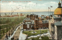 Bird's Eye View of the Back Bay Postcard