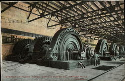 Interior of Power House, Ontario Power Co Niagara Falls, ON Canada Postcard Postcard