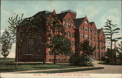 Dormitory YMCA Training School Postcard