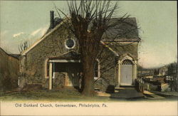 Old Dunkard Church, Germantown Philadelphia, PA Postcard Postcard