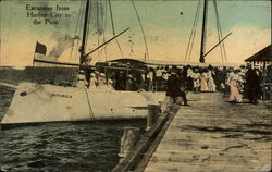 Excursion from Harbor City to the Pass Boats, Ships Postcard Postcard