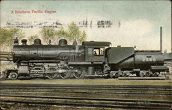 A Southern Pacific Engine Locomotives Postcard Postcard