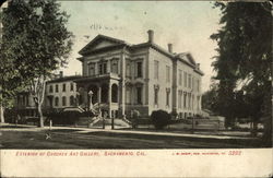 Exterior of Crocker Art Gallery Sacramento, CA Postcard Postcard