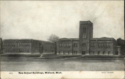 New School Buildings Postcard