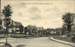 Summit Avenue and Wyncote Road Postcard