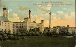 North Section of the Plant of Horlick's Malted Milk Company Racine, WI Postcard Postcard