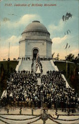 Dedication of McKinley Monument Postcard