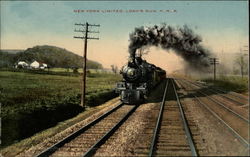 New York Limited, Losh's Run, P. R. R Trains, Railroad Postcard Postcard